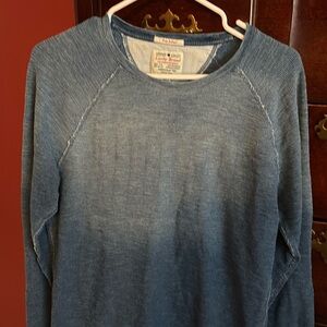 Men’s ombré blue shirt